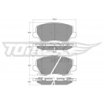 TOMEX Brakes Bremsbelagsatz, Scheibenbremse